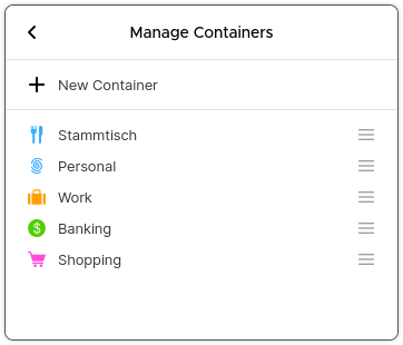 FF multi account containers.manage